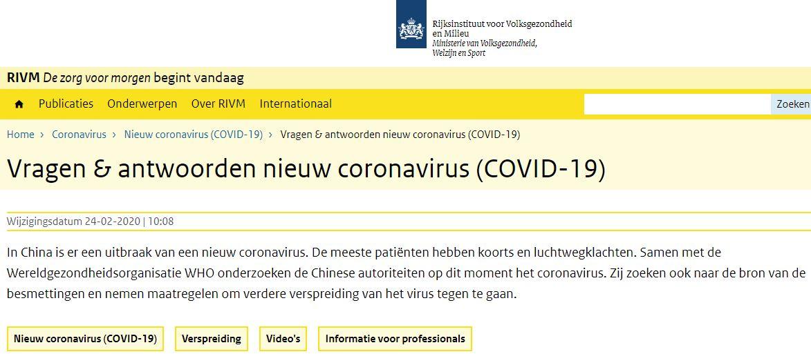 коронавирус голландия