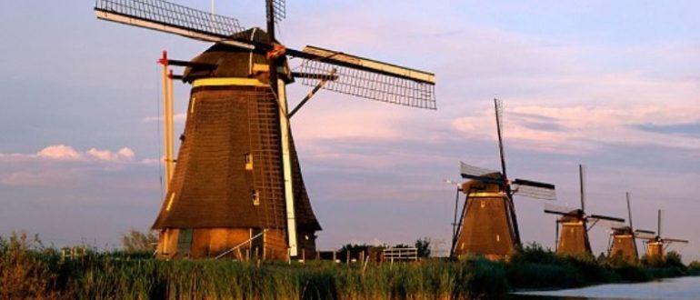 посмотреть мельницы нидерланды